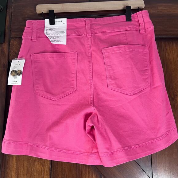 Westbound The High Rise Fit Marina Short Pink Women's 10 - Picture 3 of 14